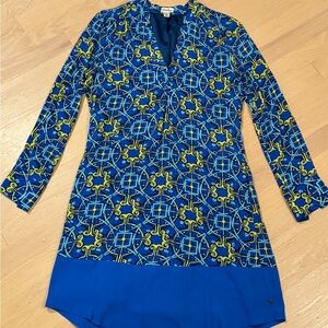 Hatley Blue and Yellow Geometric Dress